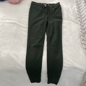 Size 24, green Levi’s